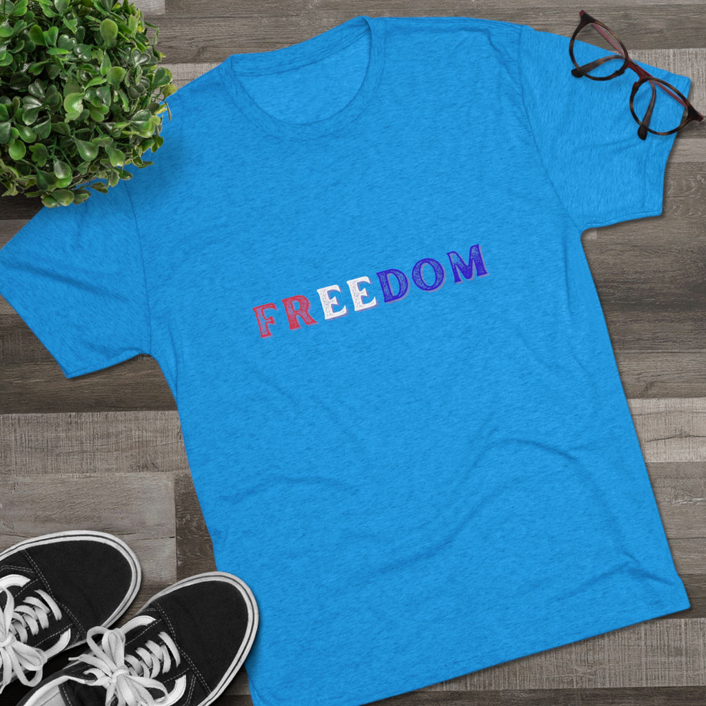 Freedom Quote Unisex Crew Tee - Casual Wear, Gift for Friends, Activism, Statement Shirt, Summer Style
