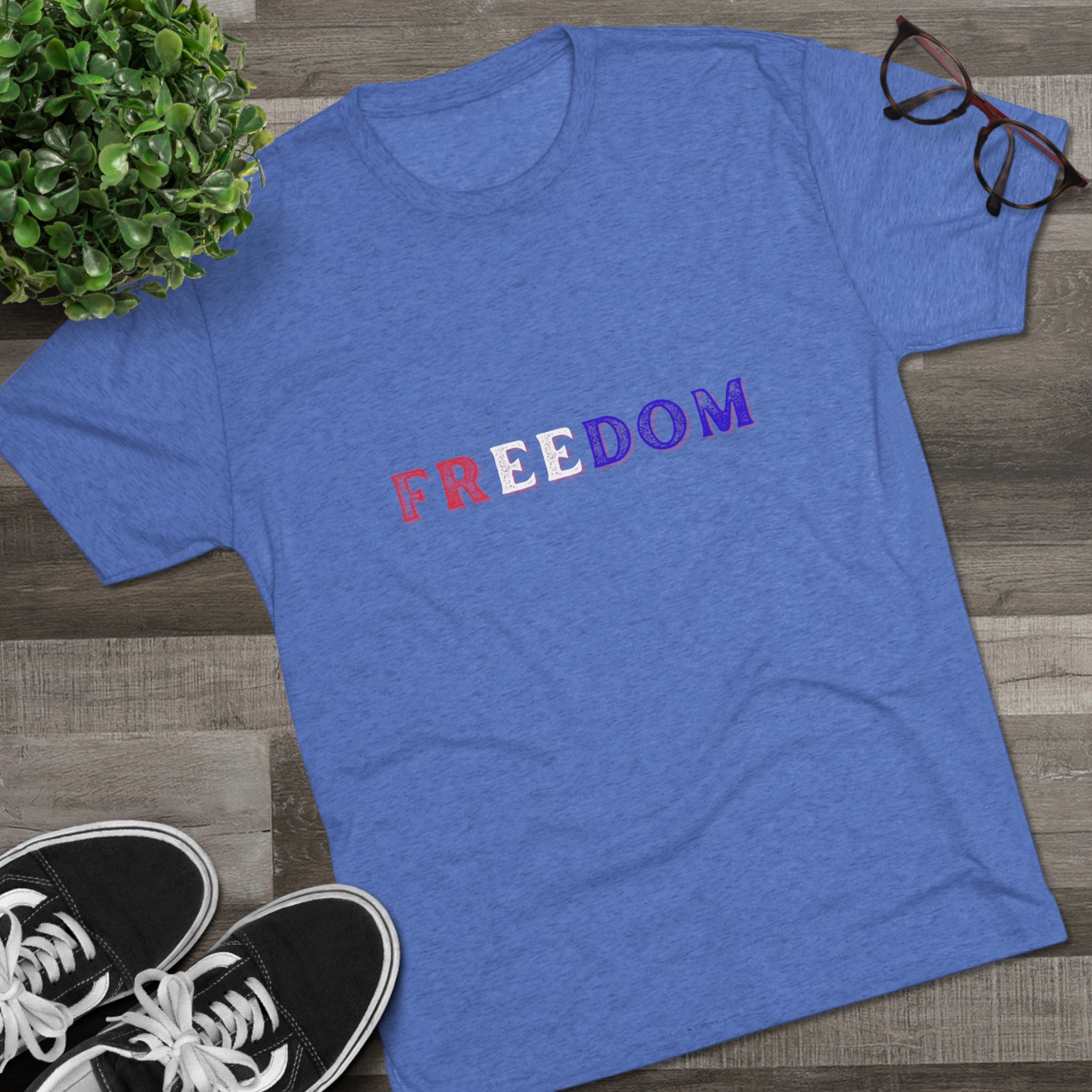 Freedom Quote Unisex Crew Tee - Casual Wear, Gift for Friends, Activism, Statement Shirt, Summer Style