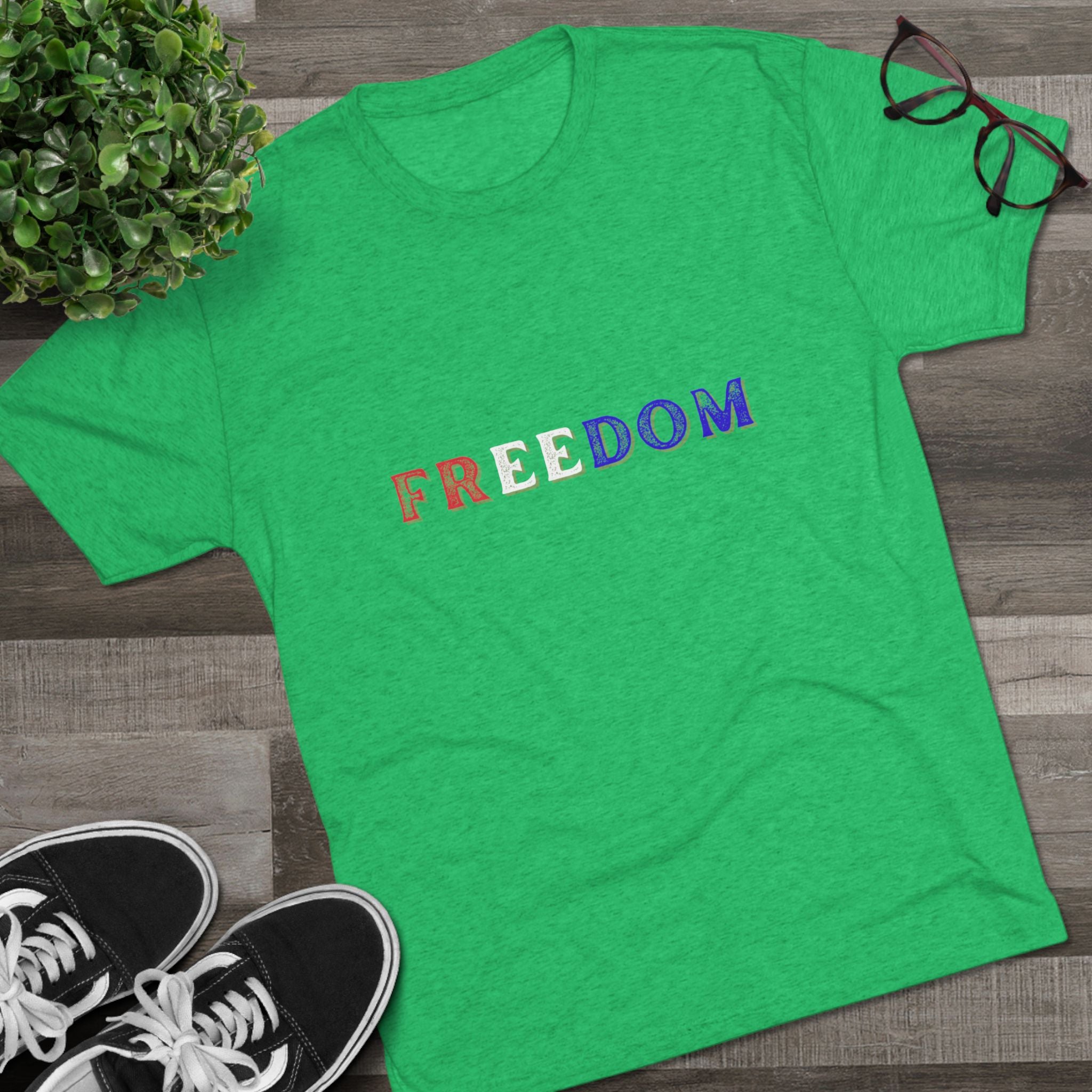 Freedom Quote Unisex Crew Tee - Casual Wear, Gift for Friends, Activism, Statement Shirt, Summer Style