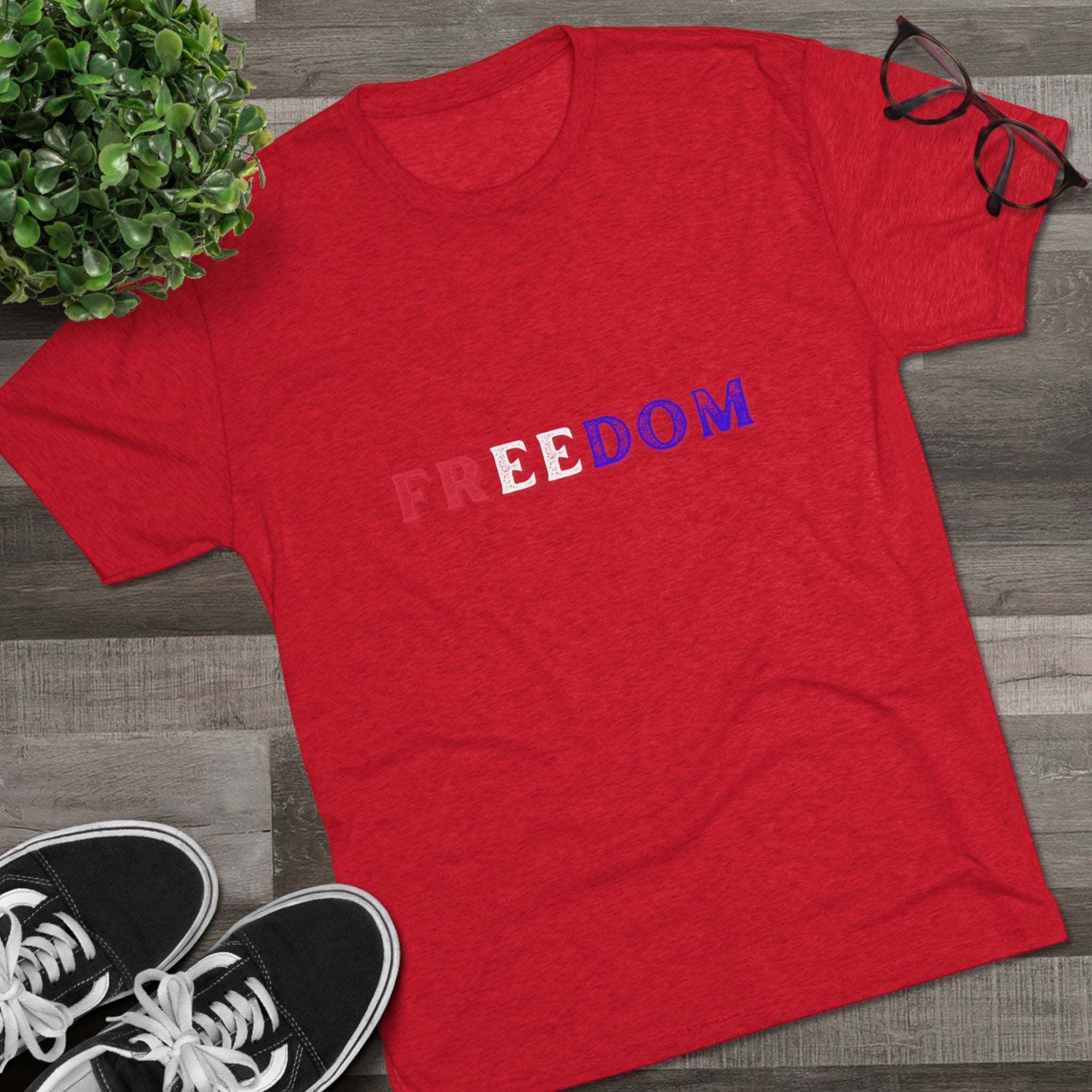 Freedom Quote Unisex Crew Tee - Casual Wear, Gift for Friends, Activism, Statement Shirt, Summer Style