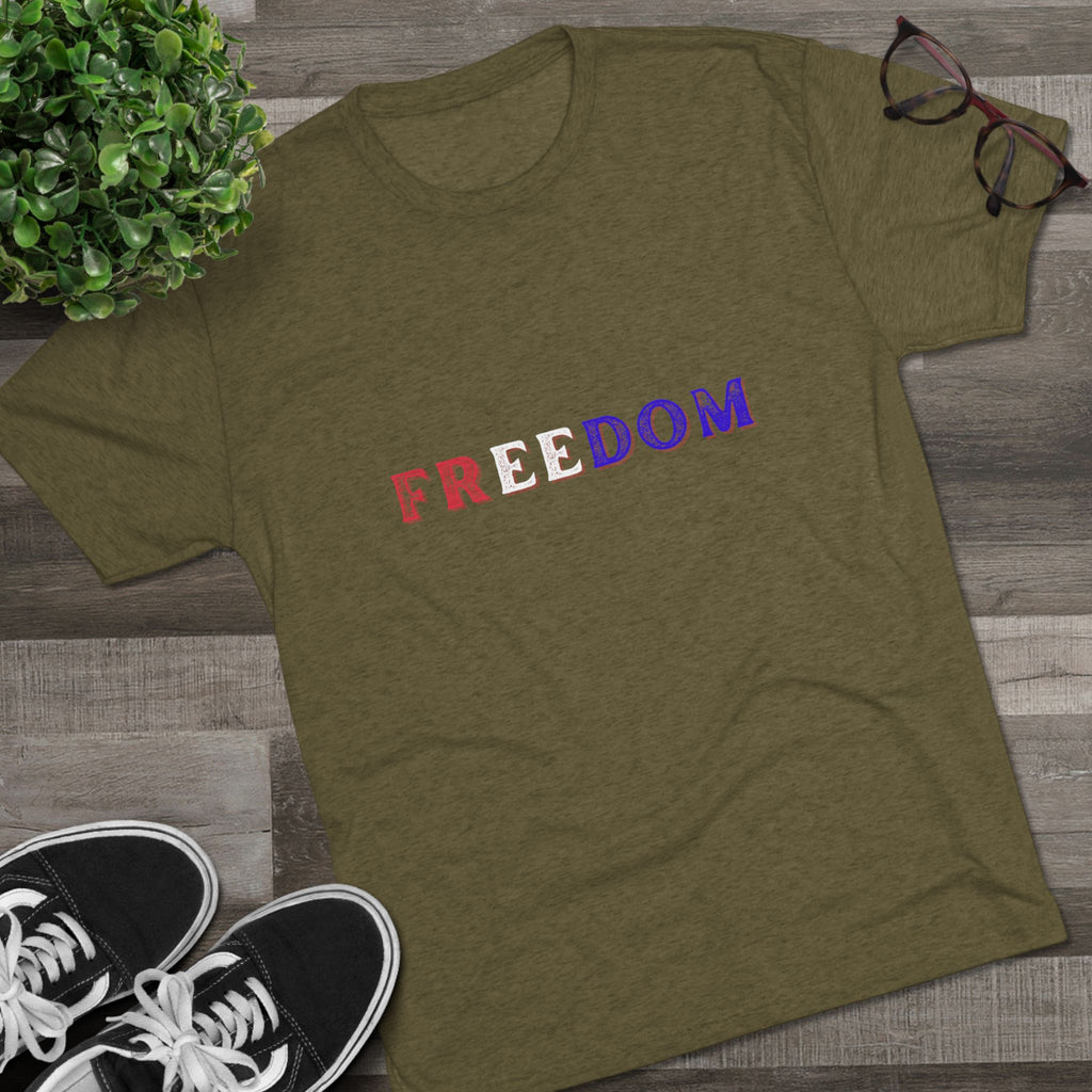 Freedom Quote Unisex Crew Tee - Casual Wear, Gift for Friends, Activism, Statement Shirt, Summer Style