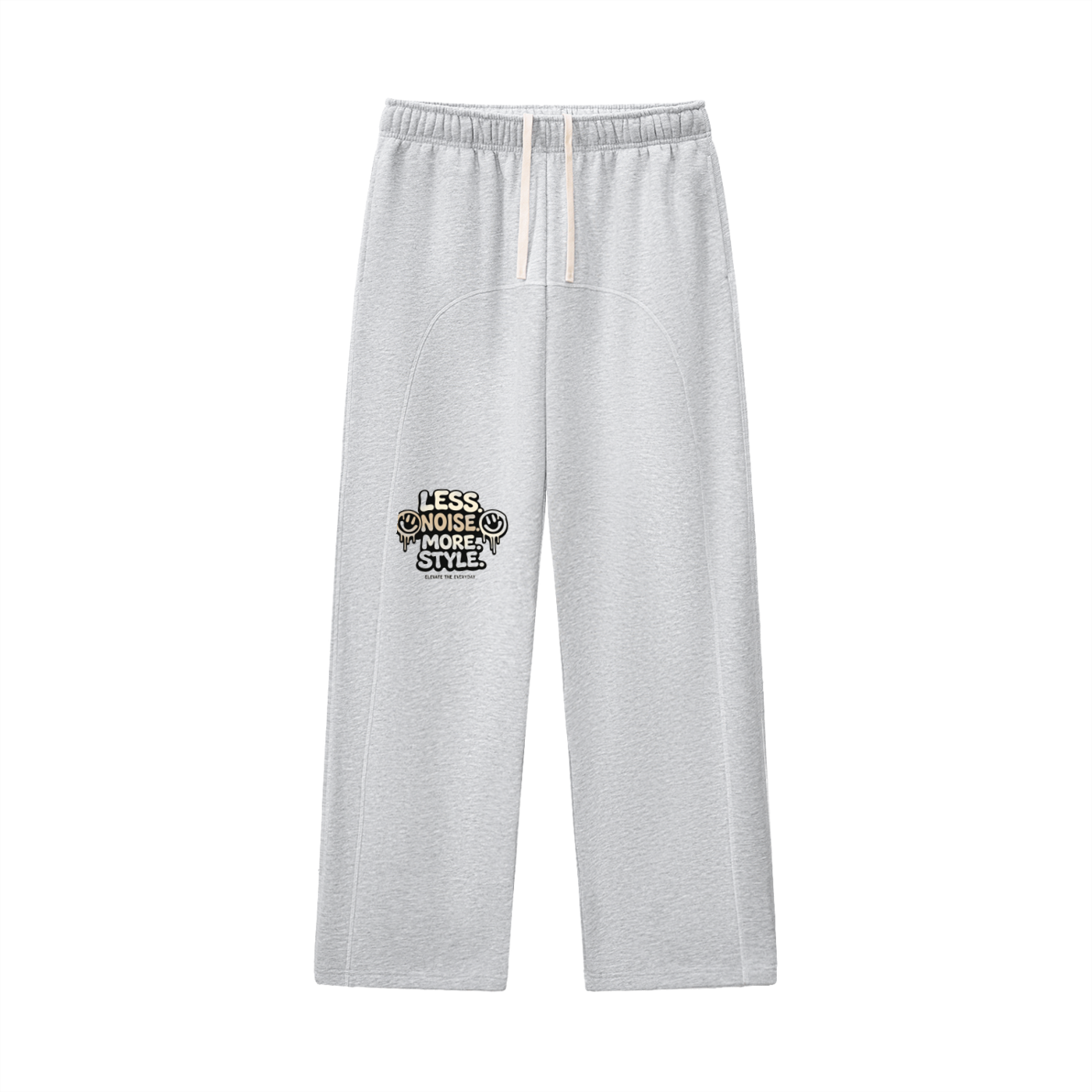 Contrast-Stitched Fleece Sweatpants