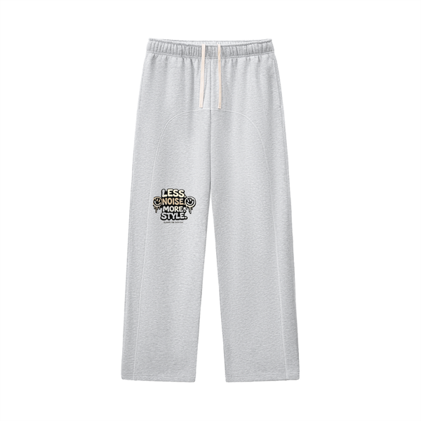 Contrast-Stitched Fleece Sweatpants