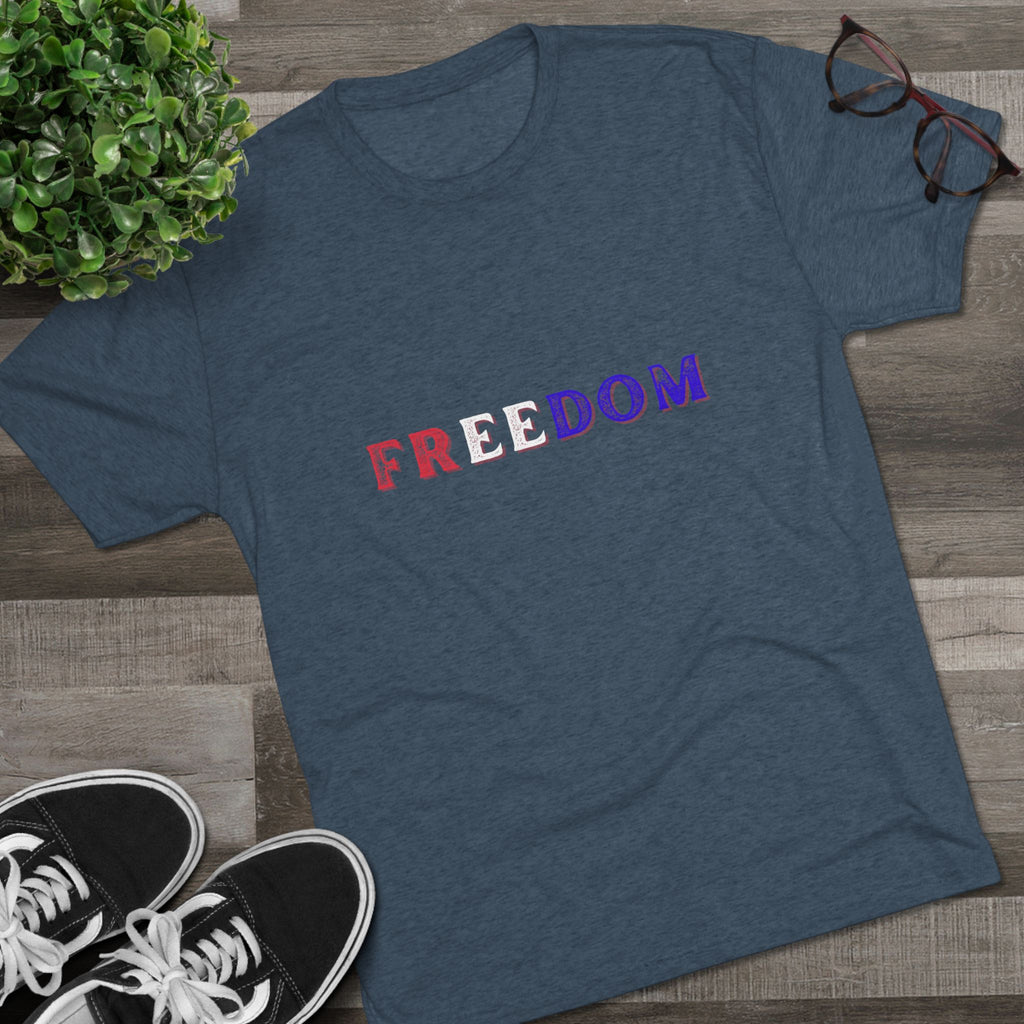 Freedom Quote Unisex Crew Tee - Casual Wear, Gift for Friends, Activism, Statement Shirt, Summer Style