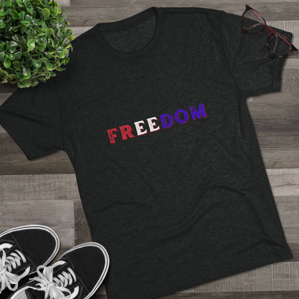 Freedom Quote Unisex Crew Tee - Casual Wear, Gift for Friends, Activism, Statement Shirt, Summer Style