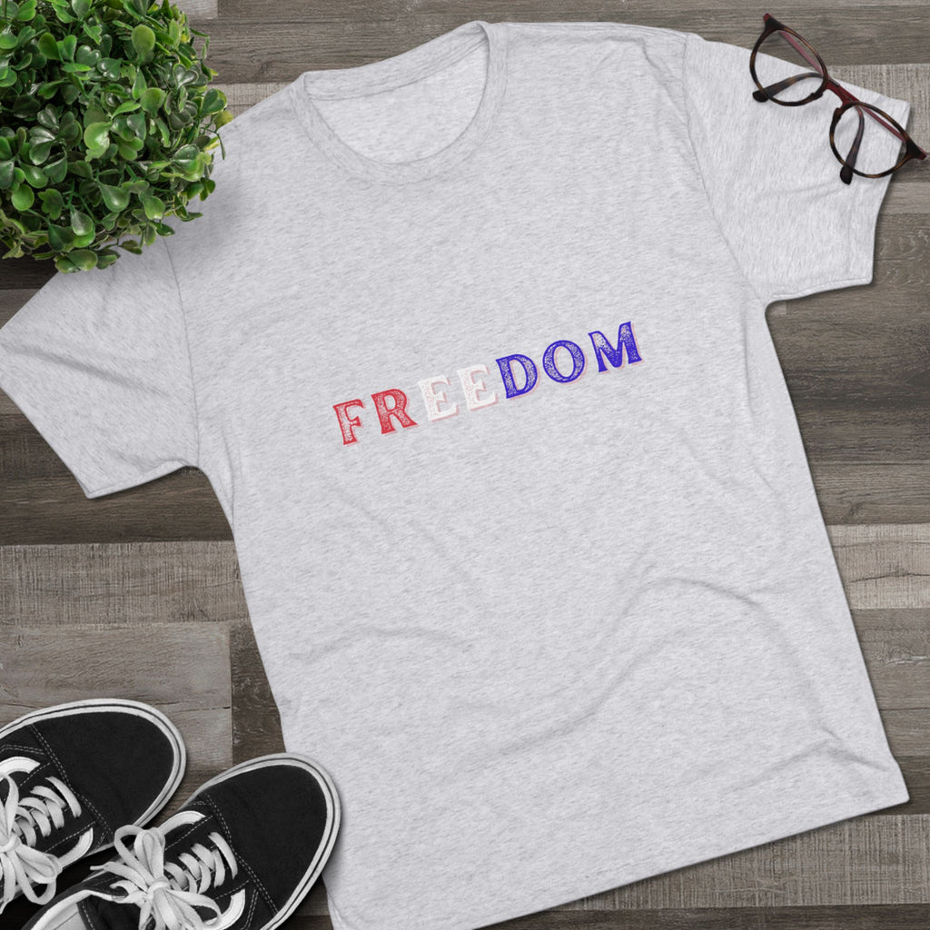 Freedom Quote Unisex Crew Tee - Casual Wear, Gift for Friends, Activism, Statement Shirt, Summer Style