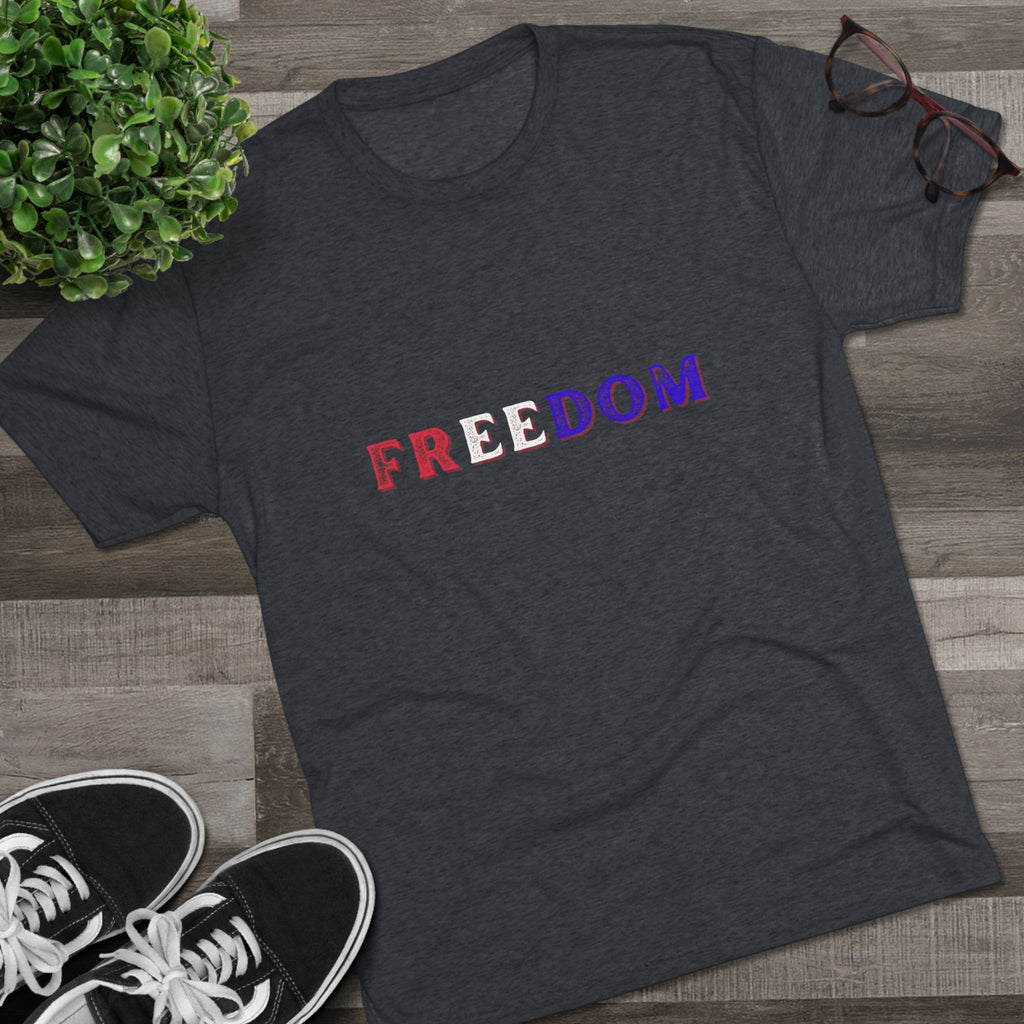 Freedom Quote Unisex Crew Tee - Casual Wear, Gift for Friends, Activism, Statement Shirt, Summer Style