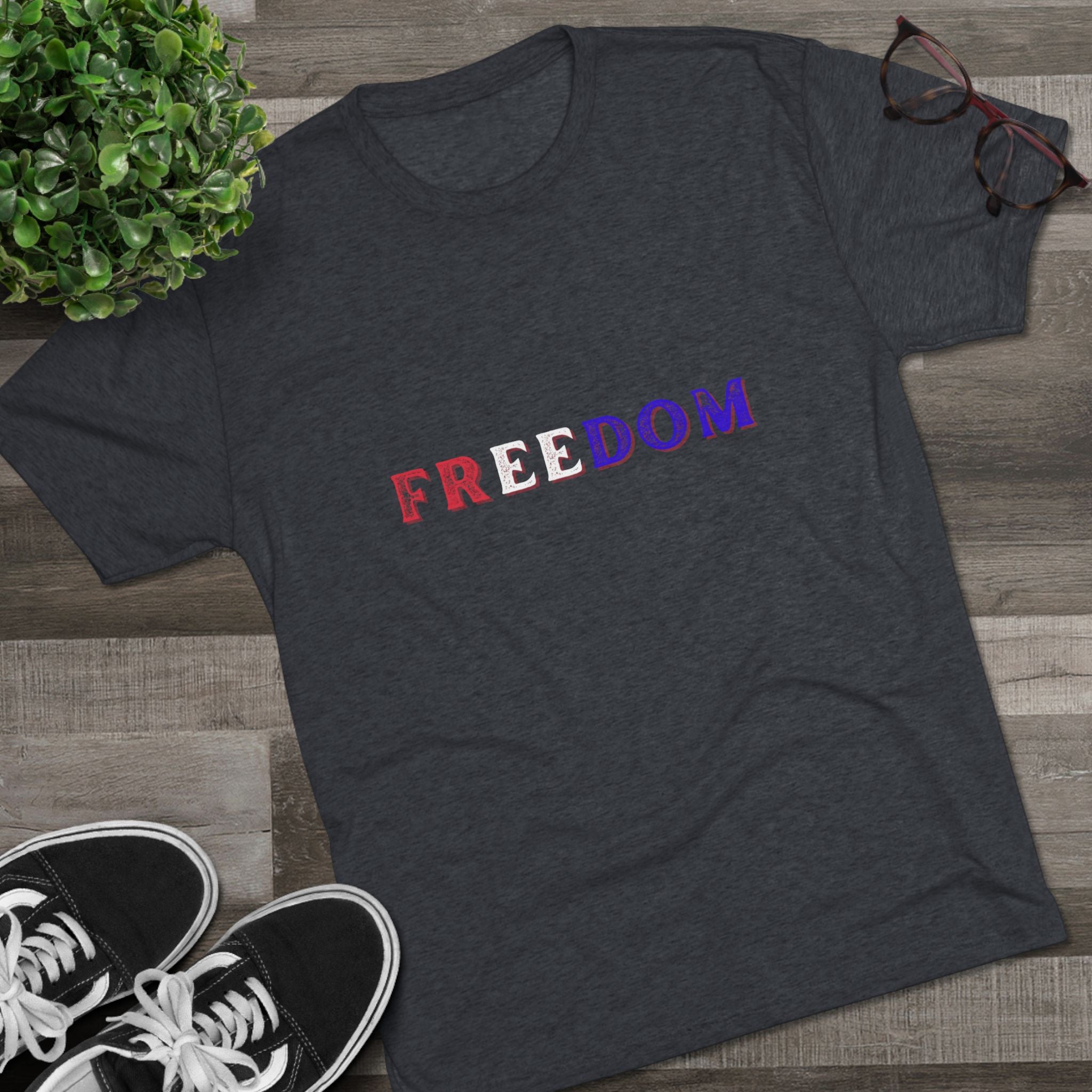 Freedom Quote Unisex Crew Tee - Casual Wear, Gift for Friends, Activism, Statement Shirt, Summer Style